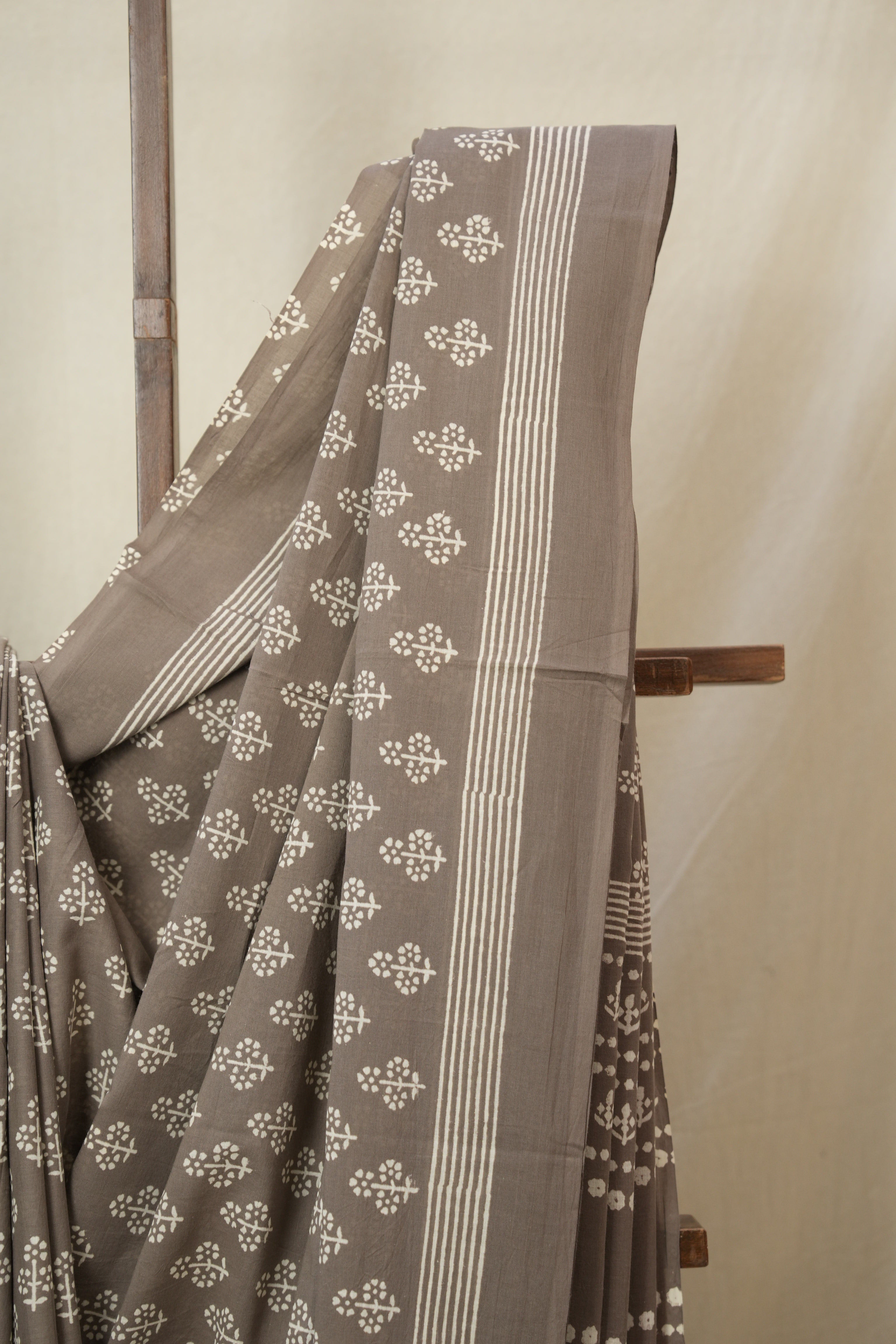 Kashish Brown HBP Cotton Saree - SRKBCS3311