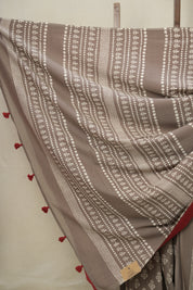 Kashish Brown HBP Cotton Saree - SRKBCS3311