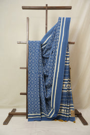Blue HBP Cotton Saree - SRBCS3305