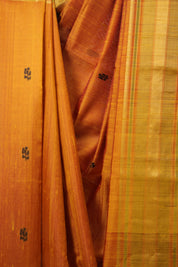 Orange Raw Silk Saree - SRORSS980
