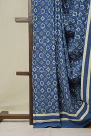 Blue HBP Cotton Saree - SRBCS3305
