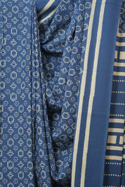 Blue HBP Cotton Saree - SRBCS3305