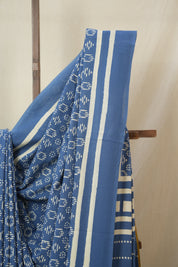 Blue HBP Cotton Saree - SRBCS3305