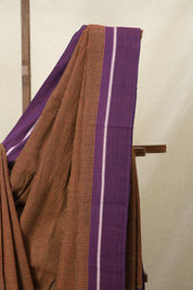 Maroon Patteda Anchu Saree - SRMPAS185