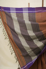 Maroon Patteda Anchu Saree - SRMPAS185