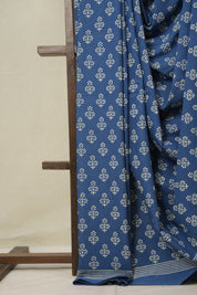 Blue HBP Cotton Saree - SRBCS3306