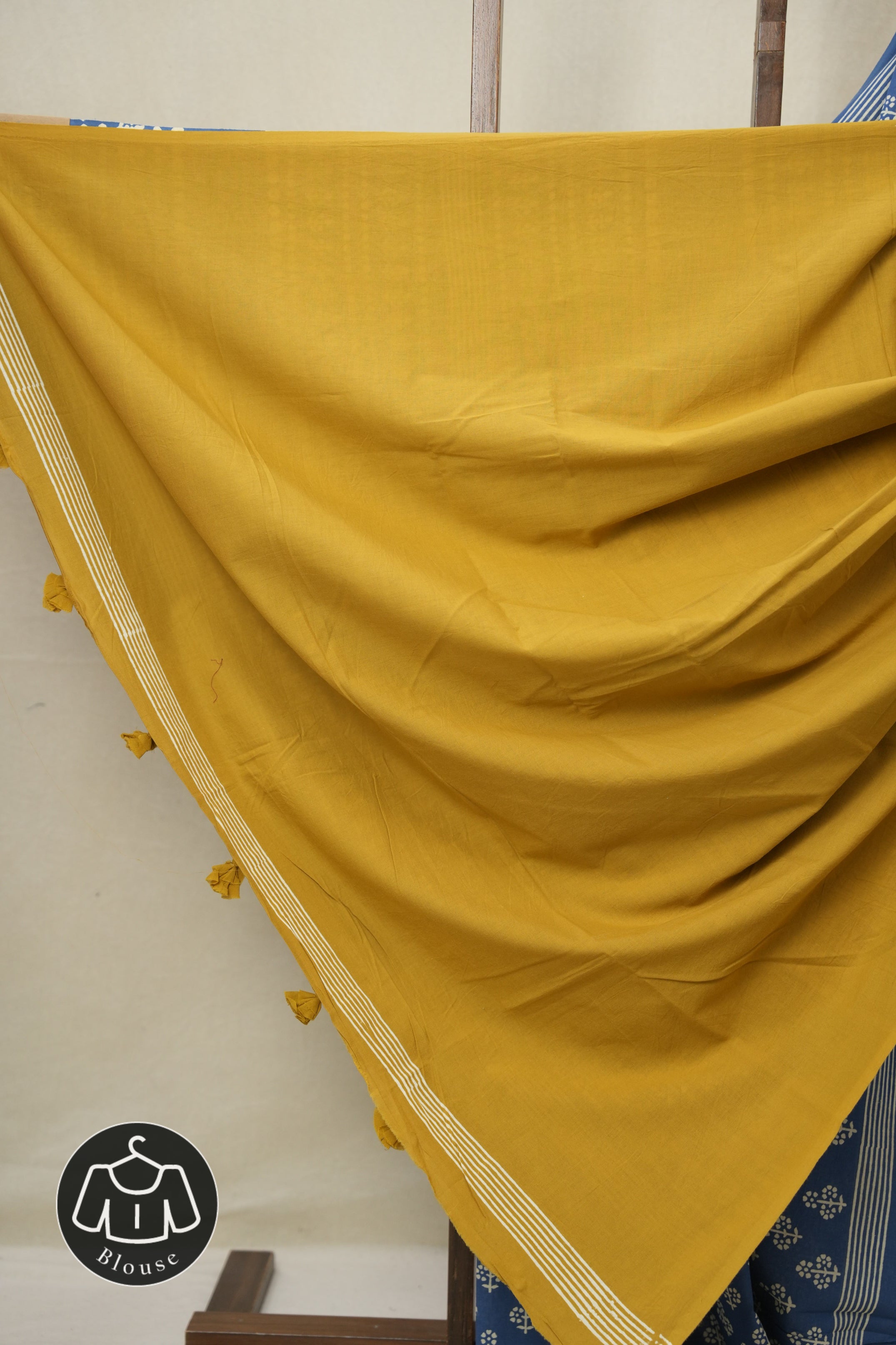 Blue HBP Cotton Saree - SRBCS3306