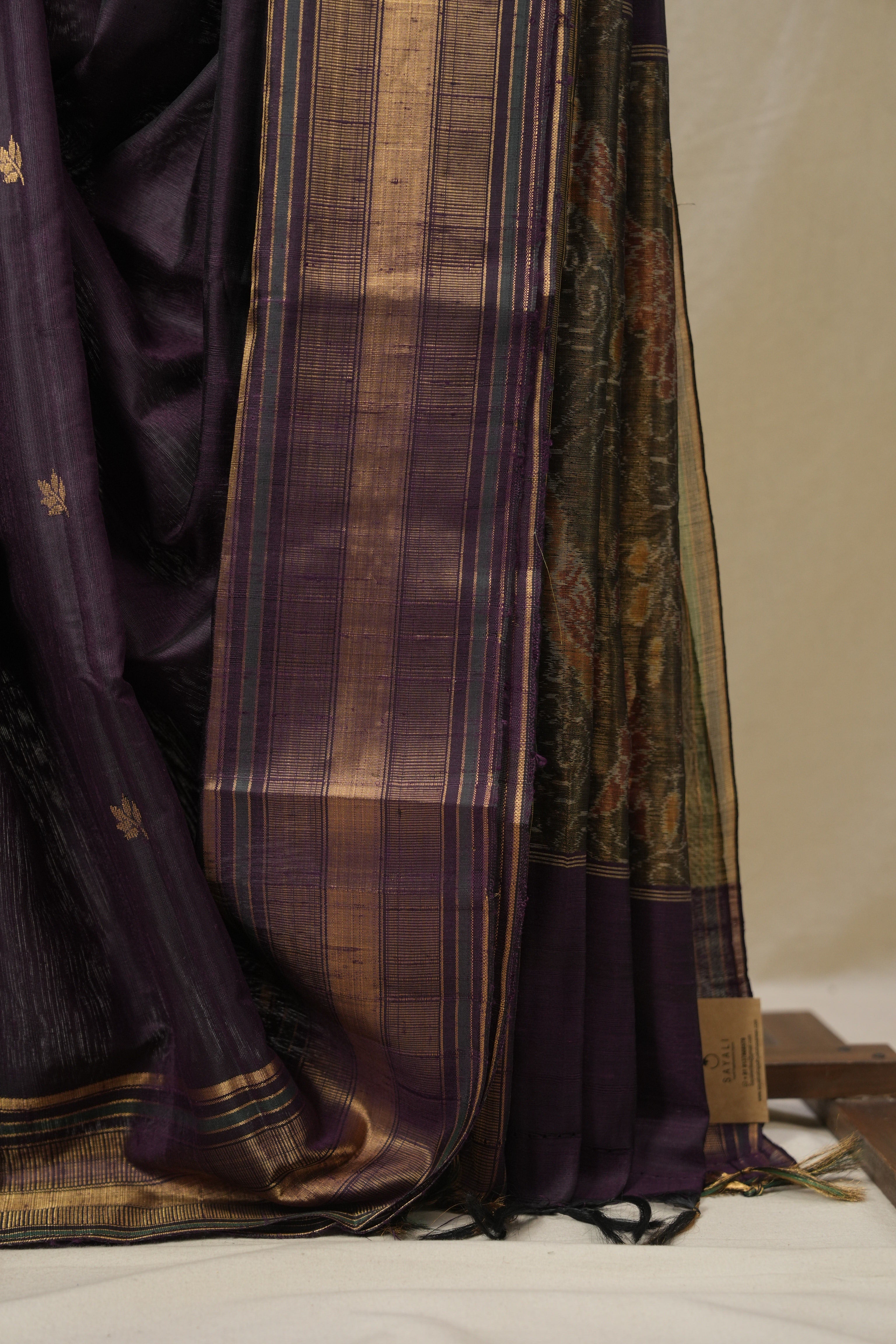 Purple Raw Silk Saree - SRPRSS974