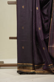 Purple Raw Silk Saree - SRPRSS974