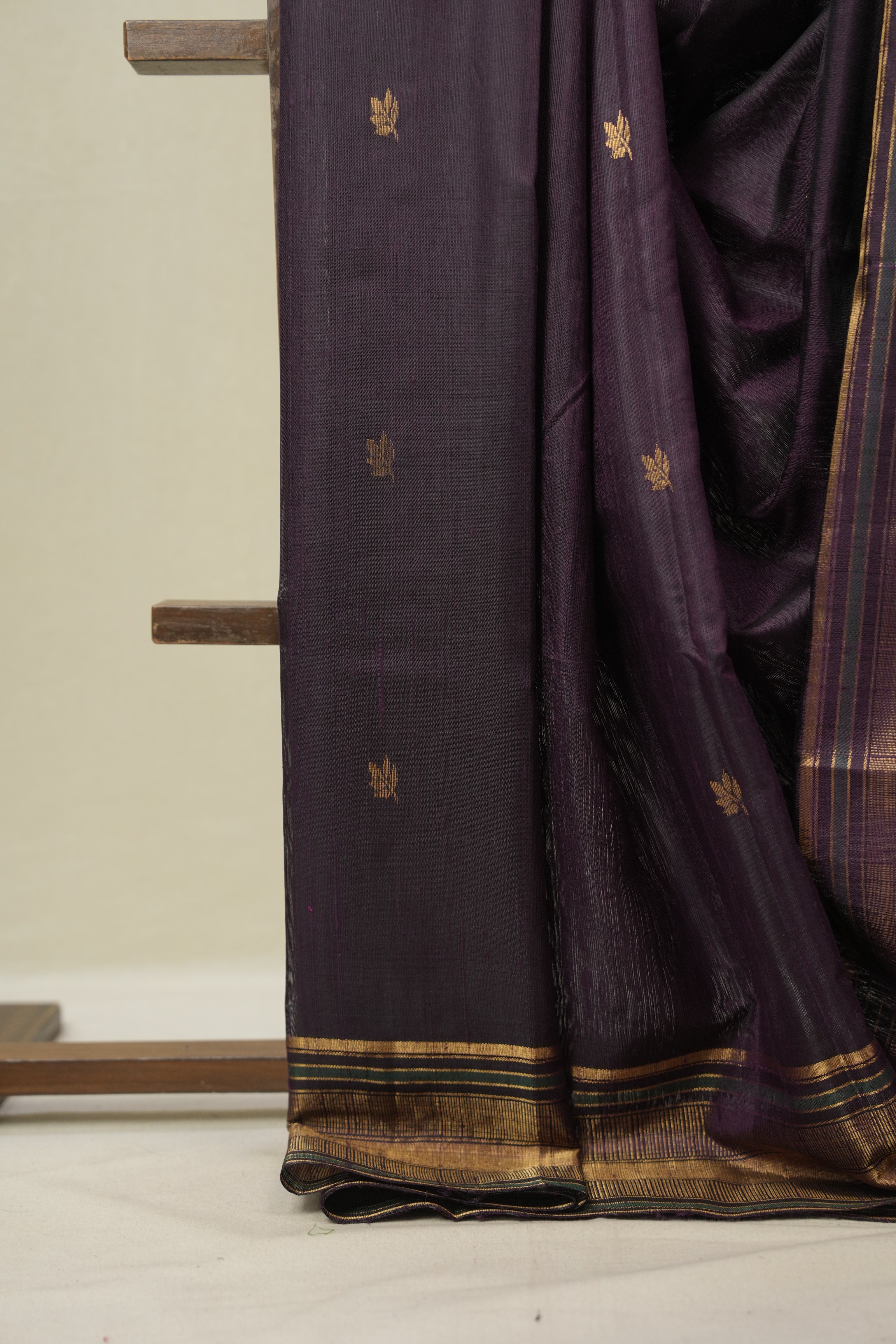Purple Raw Silk Saree - SRPRSS974