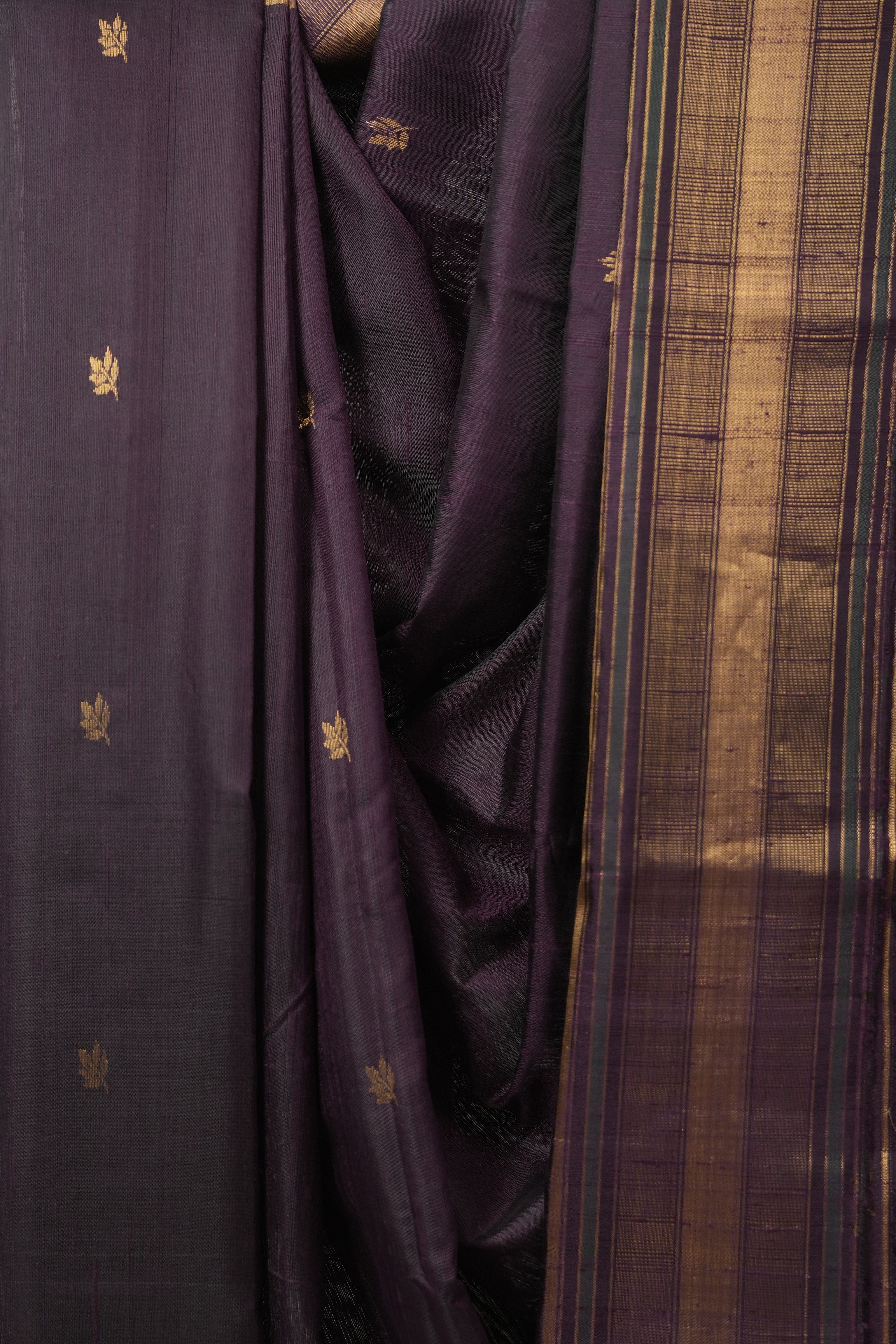 Purple Raw Silk Saree - SRPRSS974