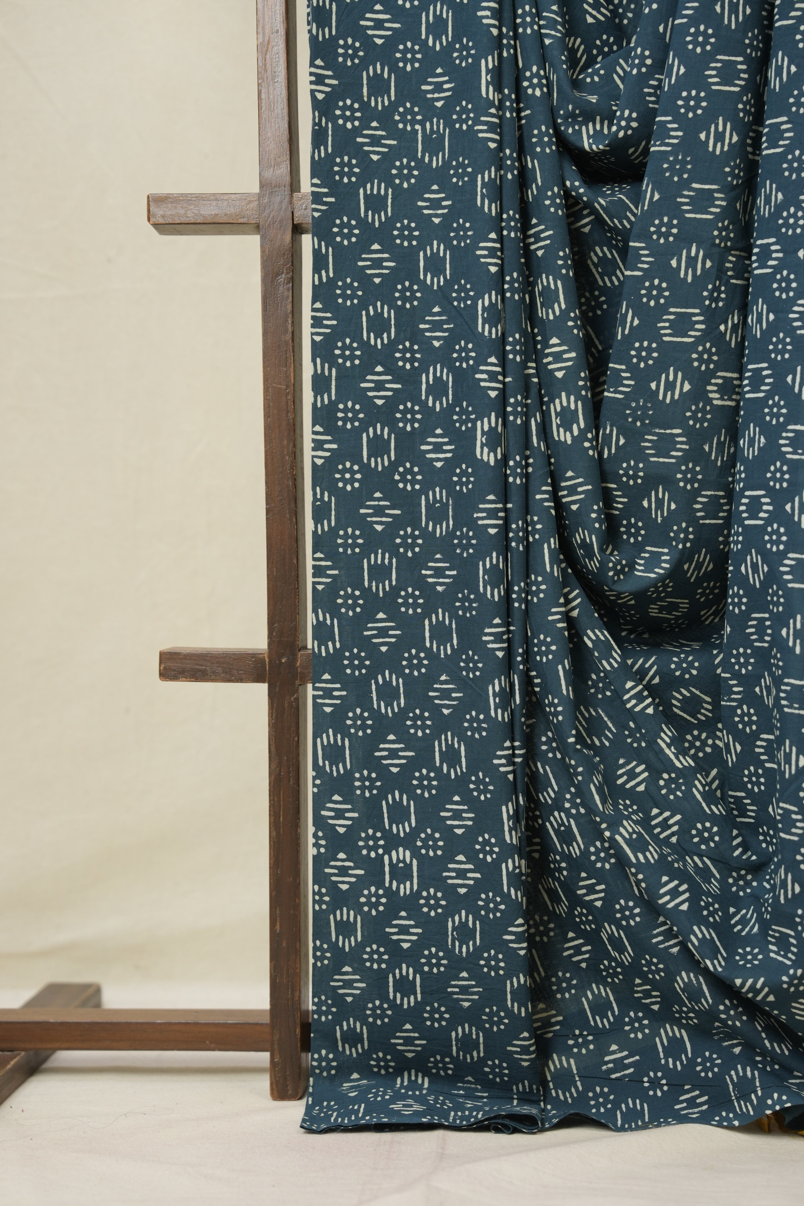 Teal Green HBP Cotton Saree - SRTGCS3309
