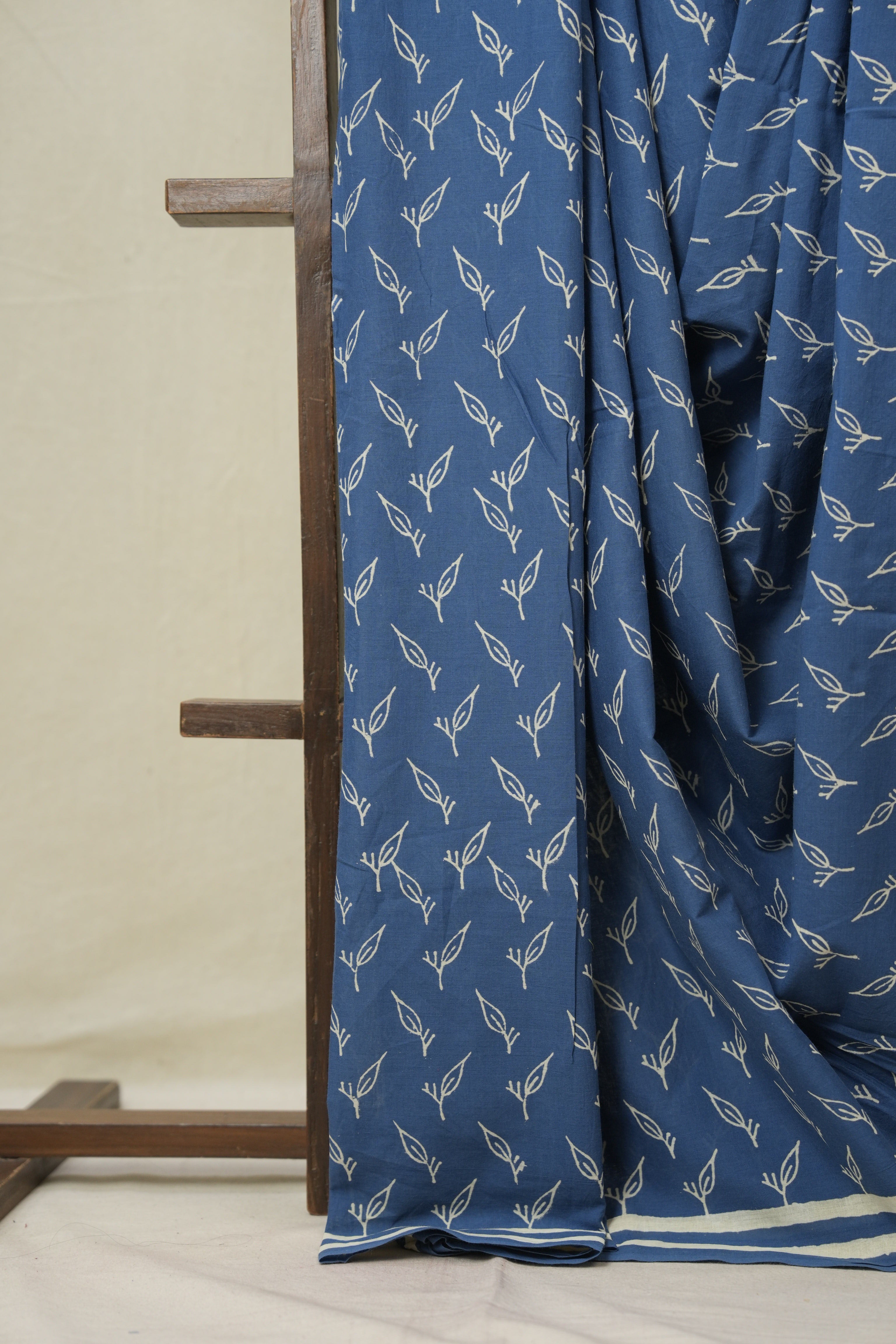 Blue HBP Cotton Saree - SRBCS3307