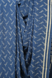 Blue HBP Cotton Saree - SRBCS3304