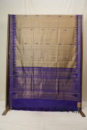 Brown Raw Silk Saree - SRBRSS978