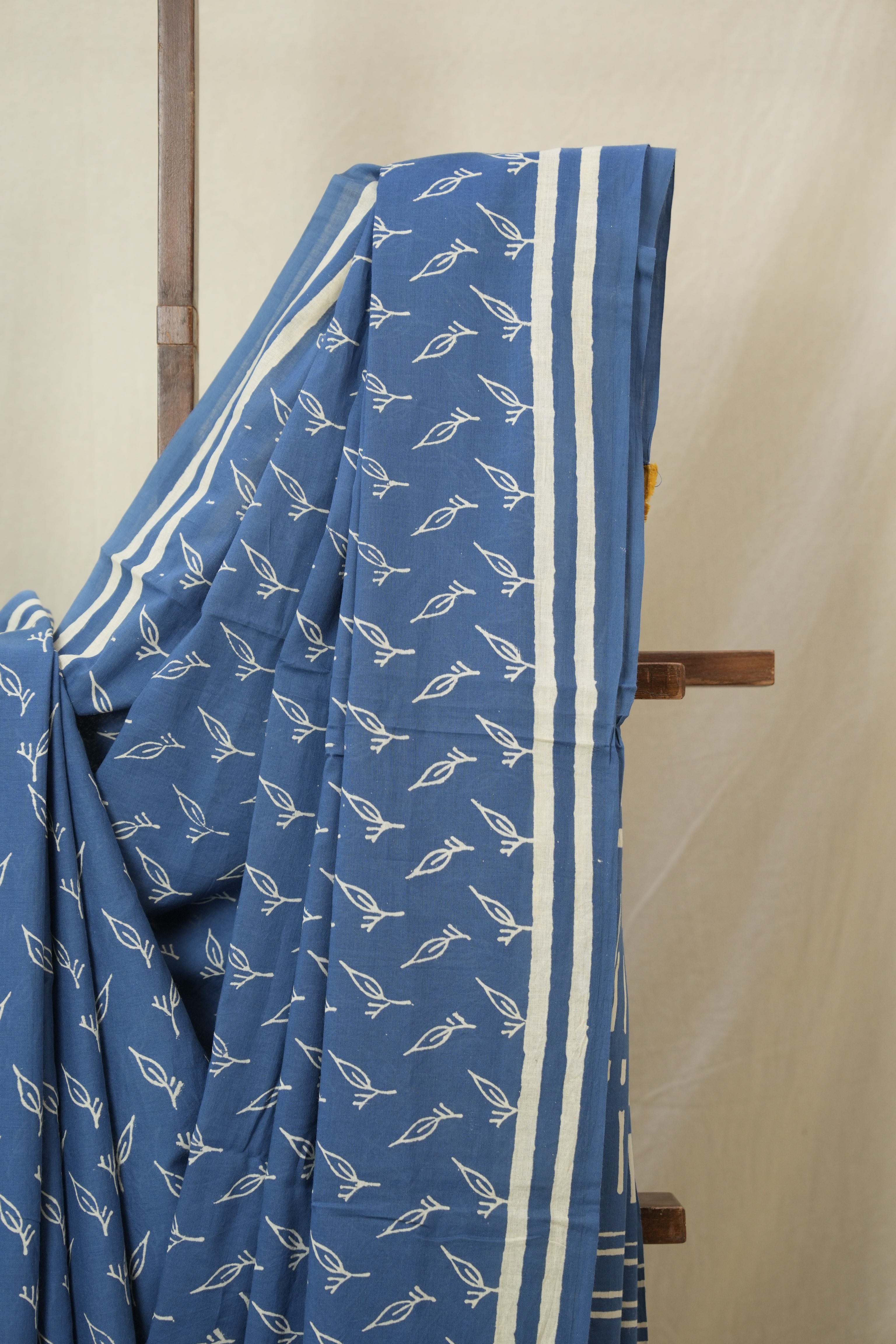 Blue HBP Cotton Saree - SRBCS3304