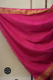 Pink Cotton Paithani Saree - SRPCPS743