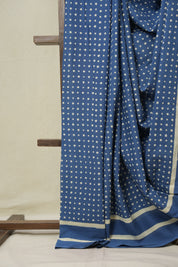Blue HBP Cotton Saree - SRBCS3304