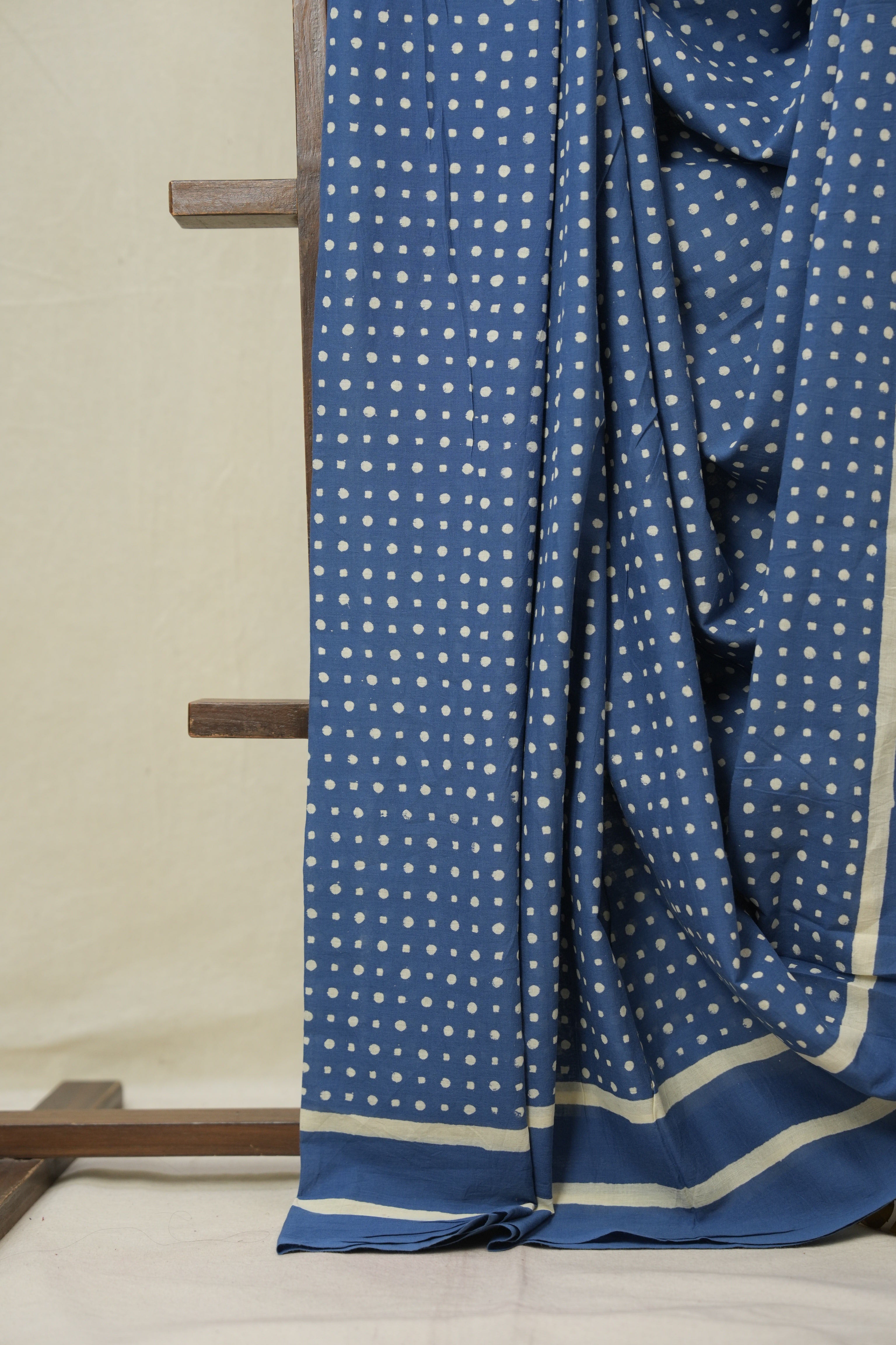 Blue HBP Cotton Saree - SRBCS3304