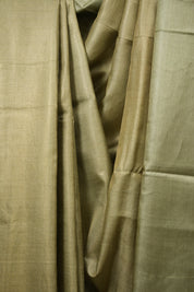 Sage Green Tussar Silk Saree - SRGTSS1930