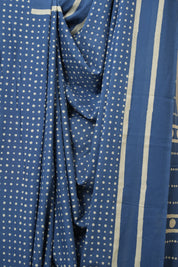 Blue HBP Cotton Saree - SRBCS3304
