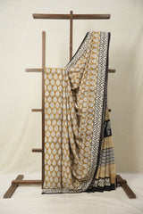 Blue Butterfly HBP Cotton Saree - SRBBCS2838