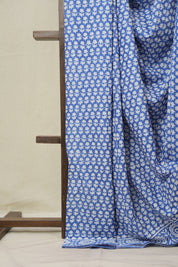 Sky Blue HBP Cotton Saree - SRSBCS3359