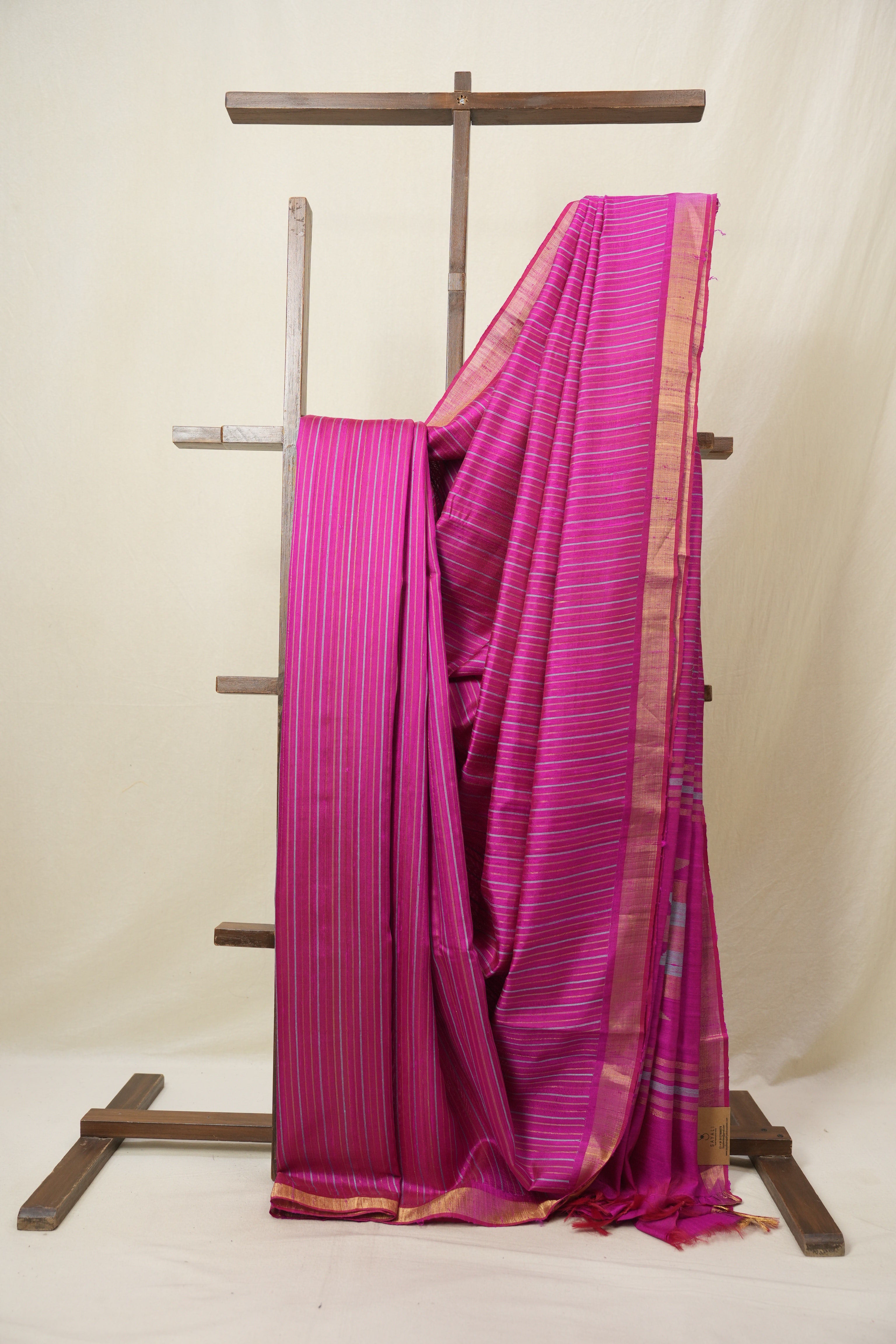 Pink Raw Silk Saree - SRPRSS988