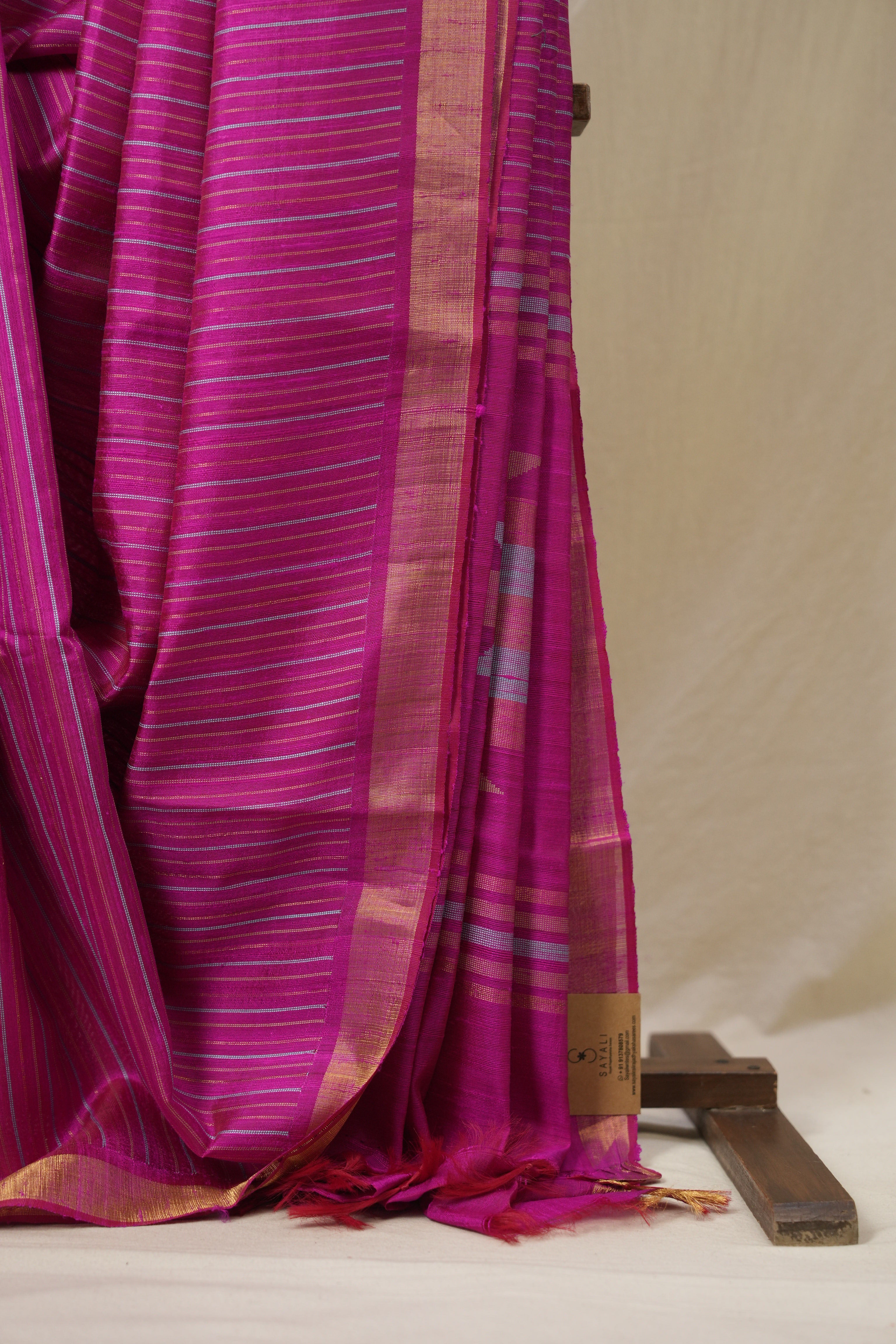 Pink Raw Silk Saree - SRPRSS988