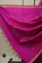 Pink Raw Silk Saree - SRPRSS988
