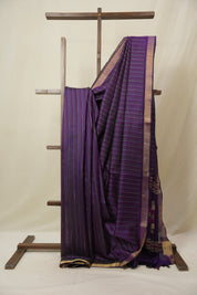 Purple Raw Silk Saree - SRPRSS989