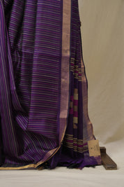 Purple Raw Silk Saree - SRPRSS989