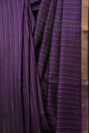 Purple Raw Silk Saree - SRPRSS989