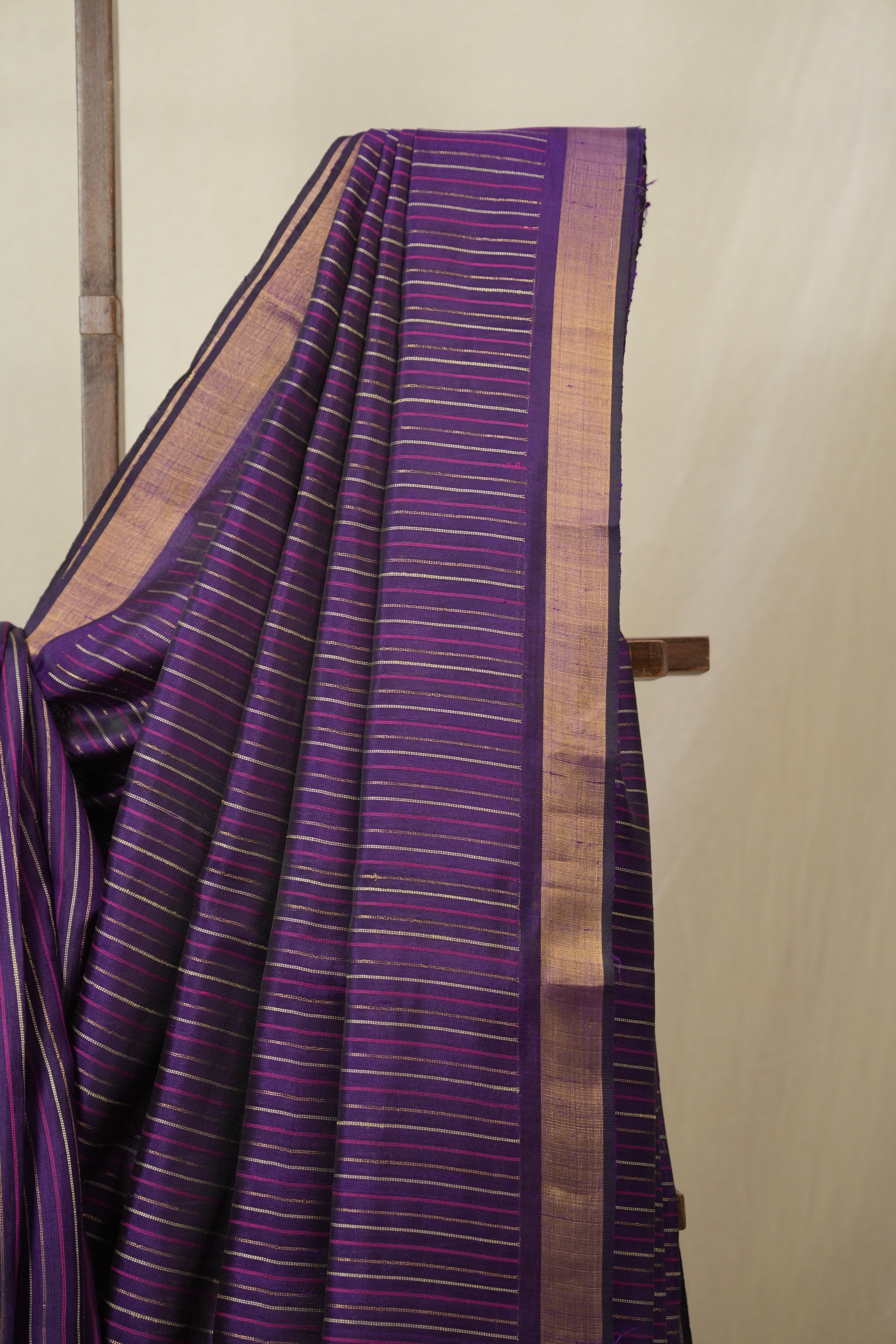 Purple Raw Silk Saree - SRPRSS989