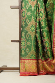 Green Rajkot Patola Silk Saree - SRGRPSS290