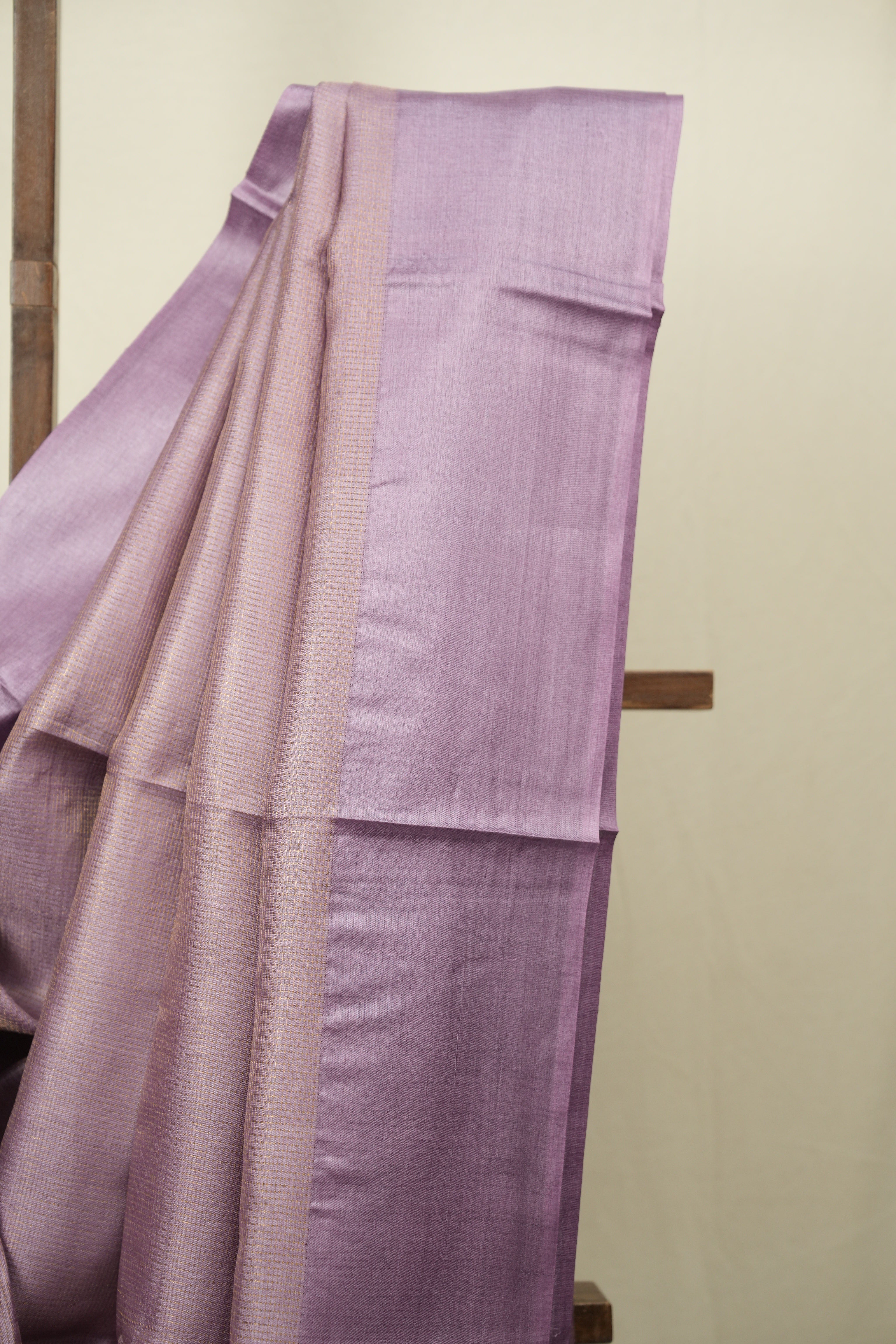 Lilac Tussar Silk Saree - SRLTSS1933