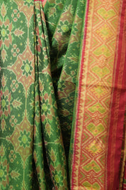 Green Rajkot Patola Silk Saree - SRGRPSS290
