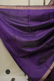 Purple Raw Silk Saree - SRPRSS989