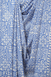 Deep Blue HBP Cotton Saree - SRSDBCS3360