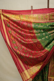 Green Rajkot Patola Silk Saree - SRGRPSS290