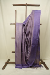Lavender Tussar Silk Saree - SRLTSS1934