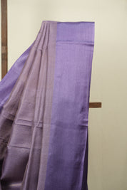 Lavender Tussar Silk Saree - SRLTSS1934