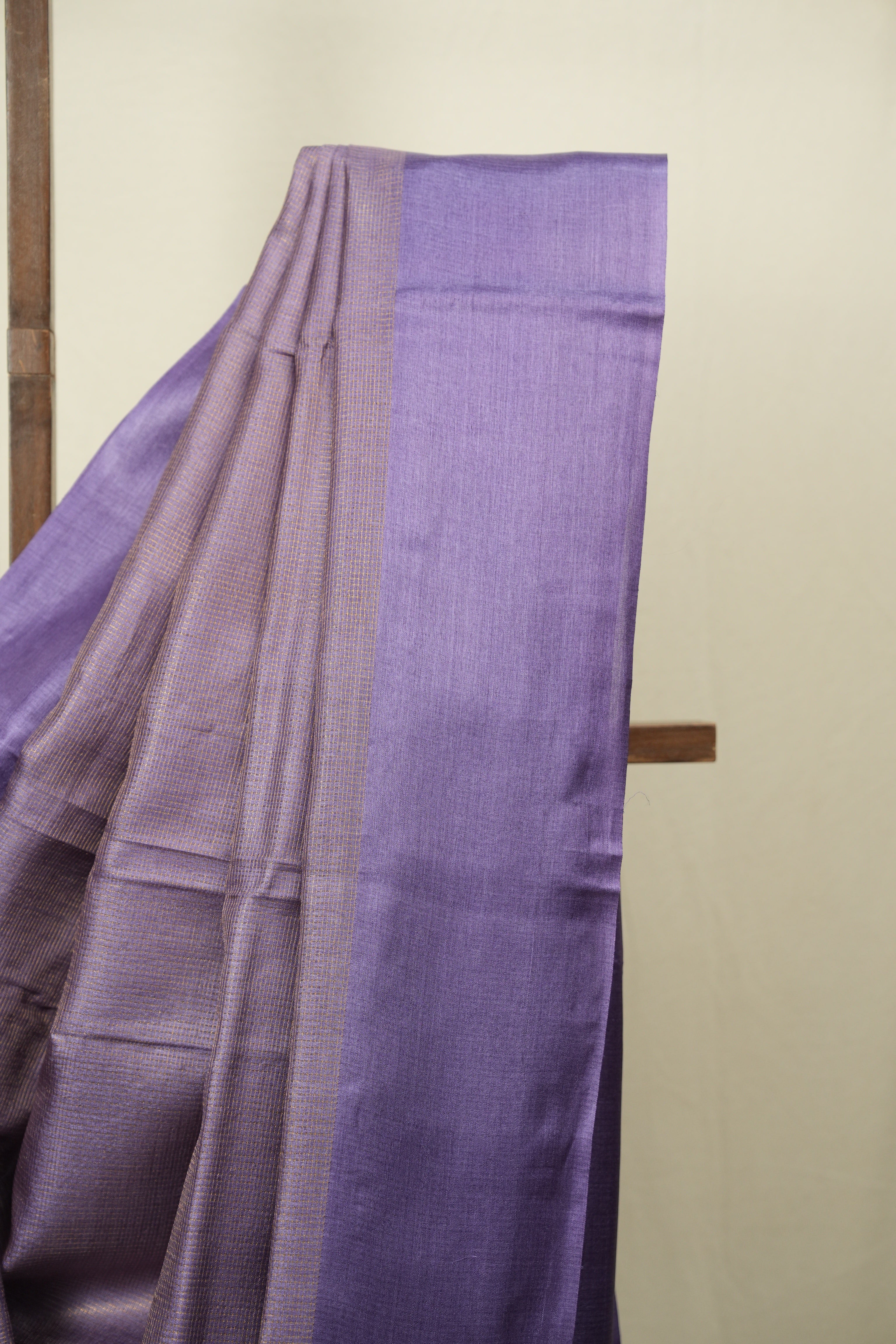 Lavender Tussar Silk Saree - SRLTSS1934
