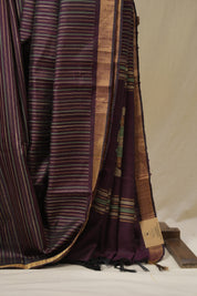 Purple Raw Silk Saree - SRPRSS992