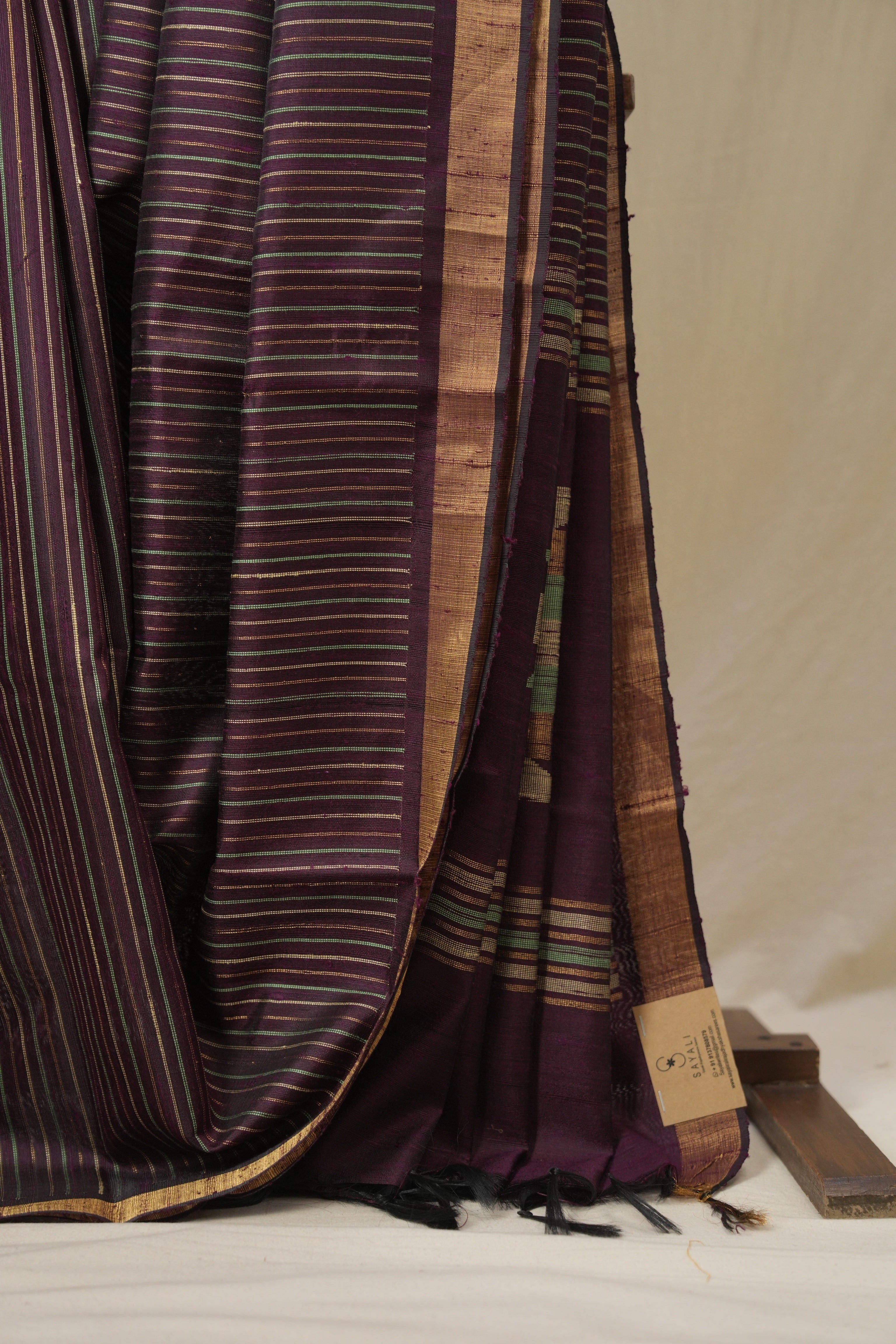 Purple Raw Silk Saree - SRPRSS992
