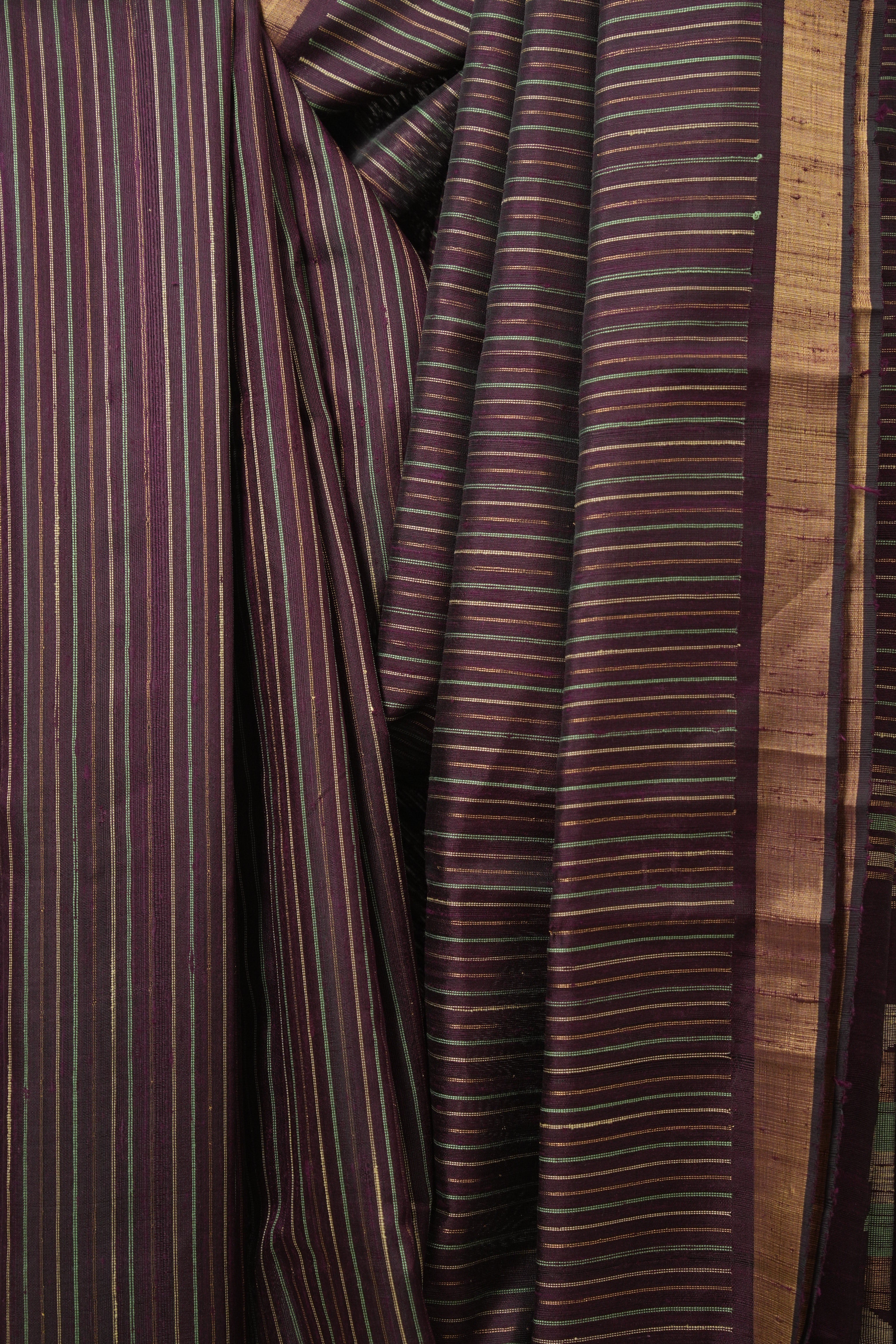 Purple Raw Silk Saree - SRPRSS992