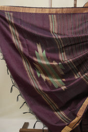 Purple Raw Silk Saree - SRPRSS992
