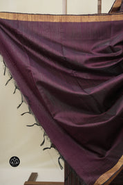 Purple Raw Silk Saree - SRPRSS992
