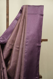 Purple Tussar Silk Saree - SRPTSS1935