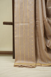 Mauve Tussar Silk Saree - SRMTSS1936